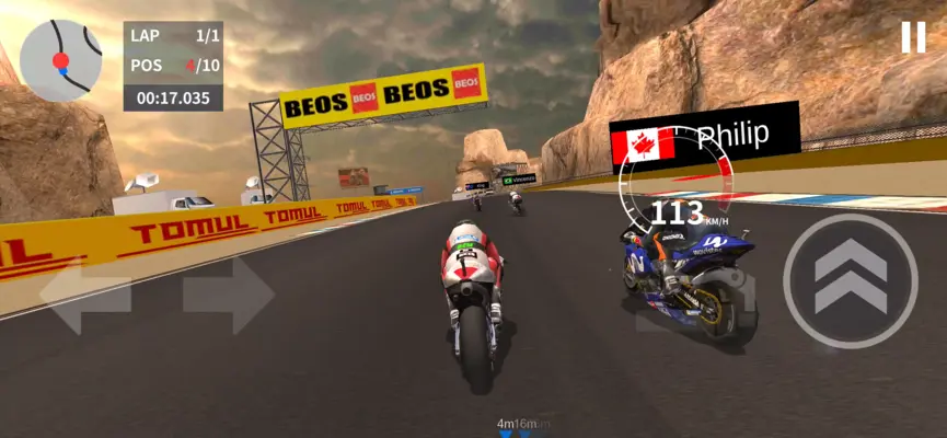 Moto Rider, Bike Racing Game android App screenshot 1