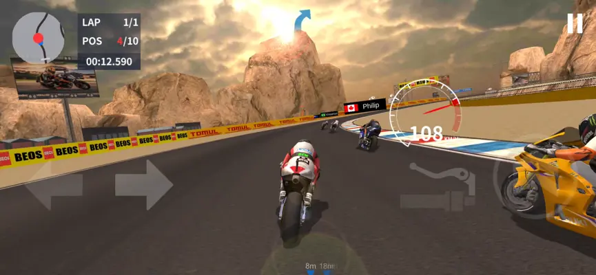 Moto Rider, Bike Racing Game android App screenshot 2